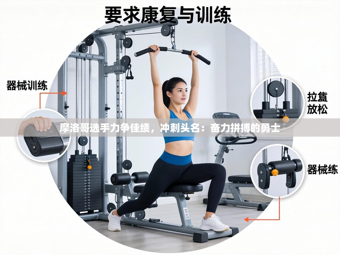 摩洛哥选手力争佳绩，冲刺头名：奋力拼搏的勇士